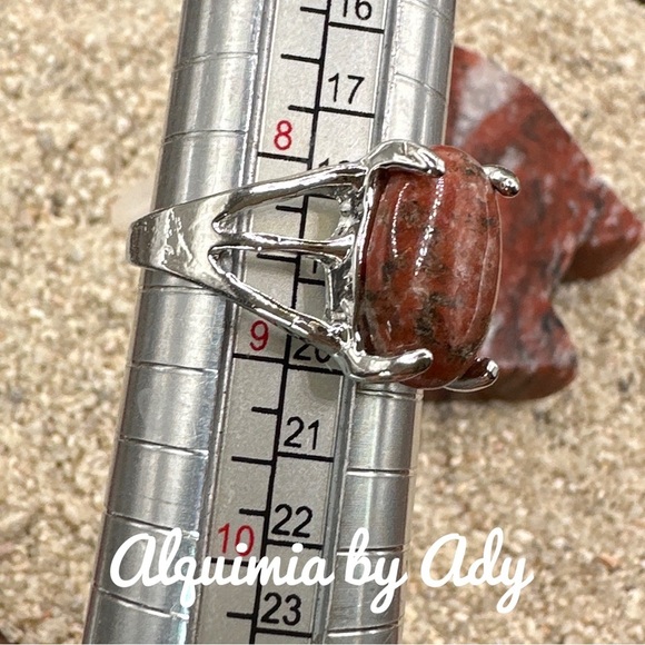 Alquimia by Ady Red Stone Ring - Picture 2 of 4